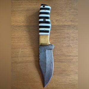 Thrashtastic Moto Rugger Social Club Fixed Blade Knife